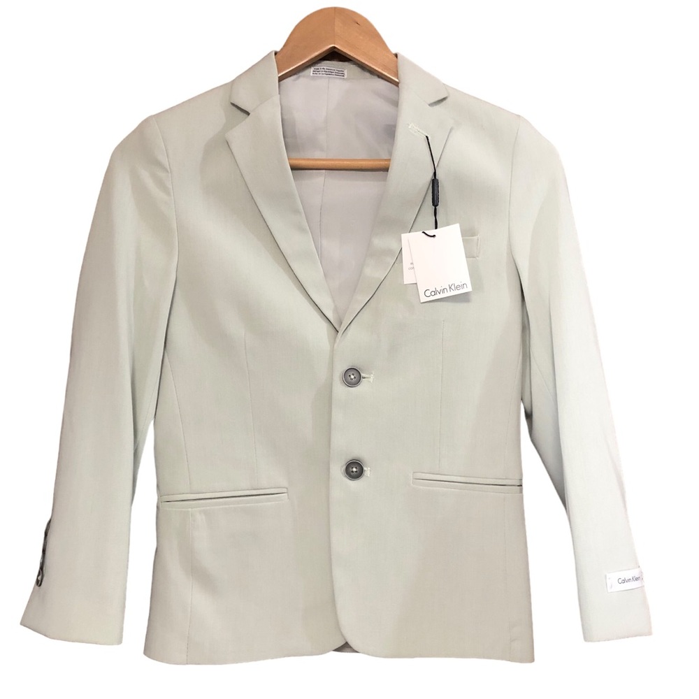 Calvin Klein Suit Separate Blazer 330 Seastorm Boys Size 10 NWOT
